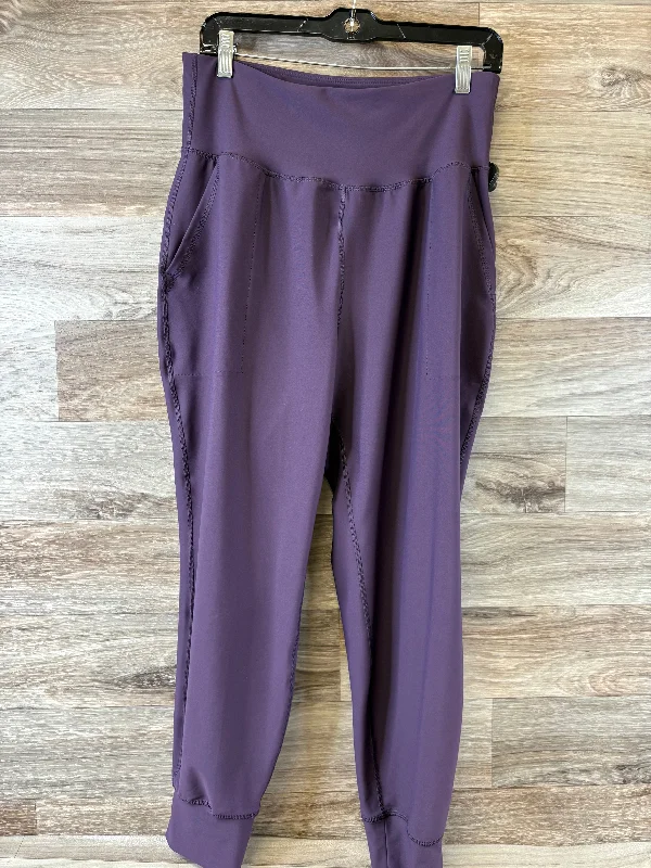 Tailored Business Trousers-Athletic Pants By Old Navy In Purple, Size: L