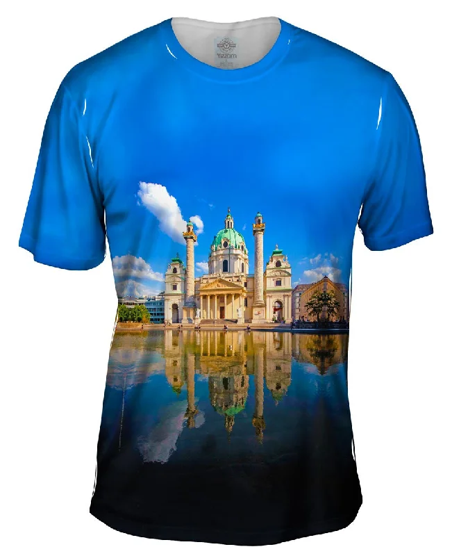 Graphic Artist T-Shirt-St Charles Church - Vienna