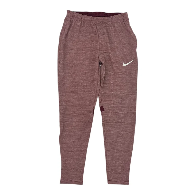 Sports Training Pants-Athletic Pants By Nike Apparel In Maroon, Size:M