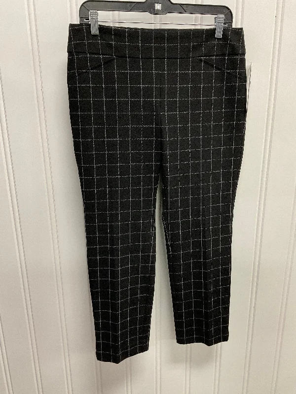 Slim Fit Trousers-Pants Other By Charter Club In Black, Size: 12p