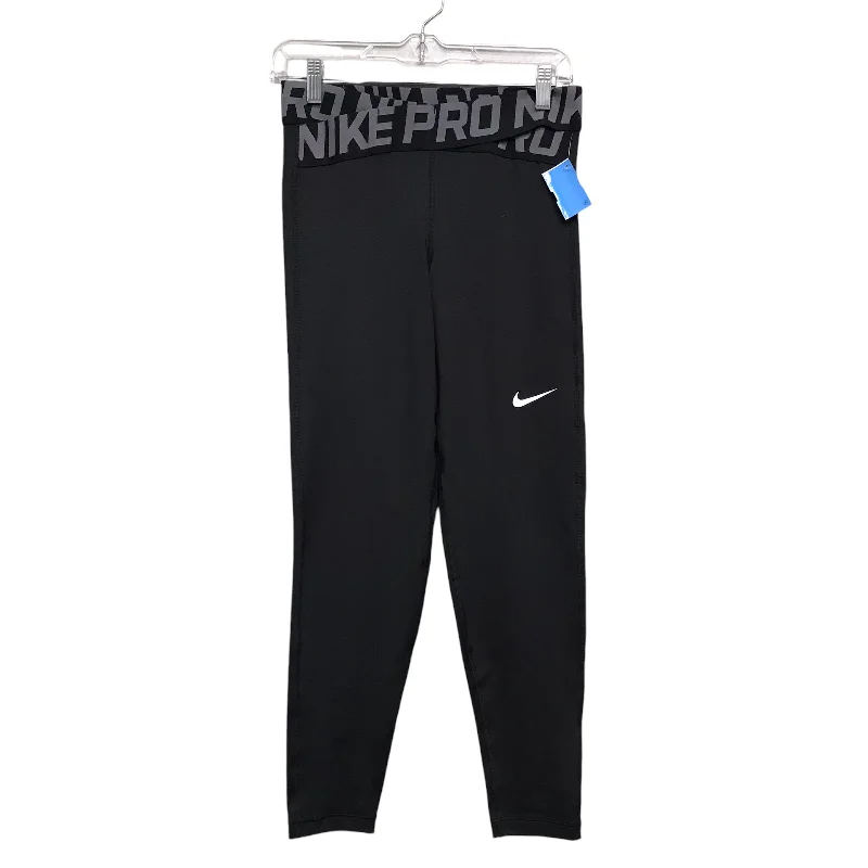 Casual Plaid Pants-Athletic Pants By Nike Apparel In Black, Size:M