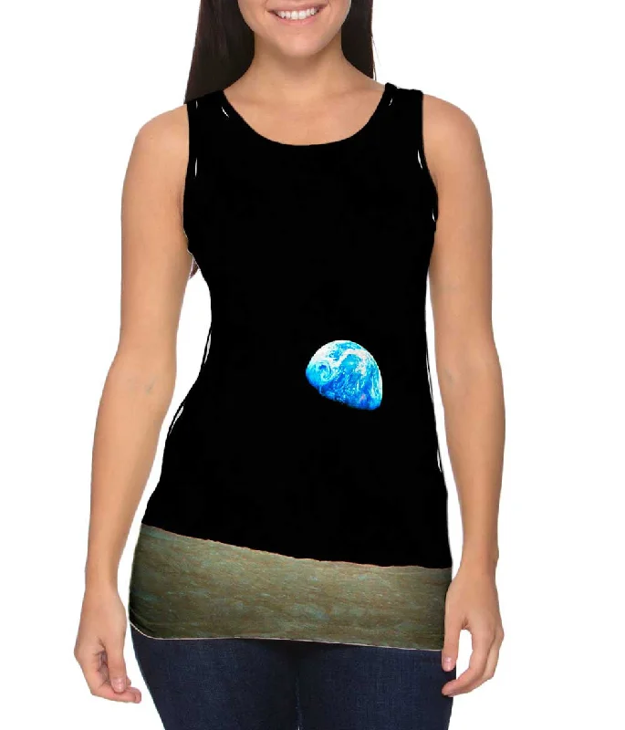 Cozy Summer Vest-NASA Apollo 8 Earthrise From Space