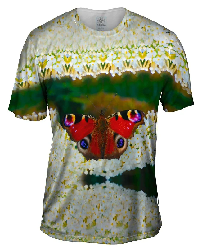 Comic Strip T-Shirt-Reddish Butterfly