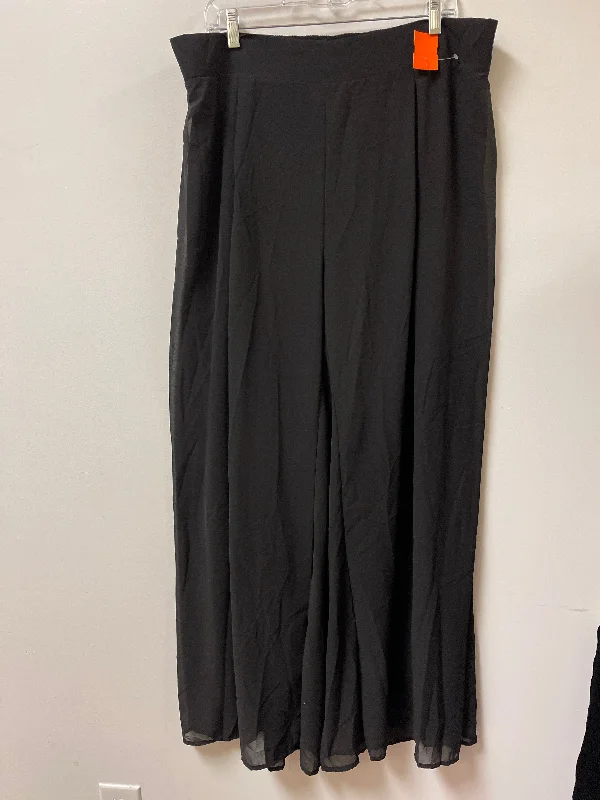 Vintage Corduroy Pants-Pants Wide Leg By Ashley Stewart In Black, Size: 18