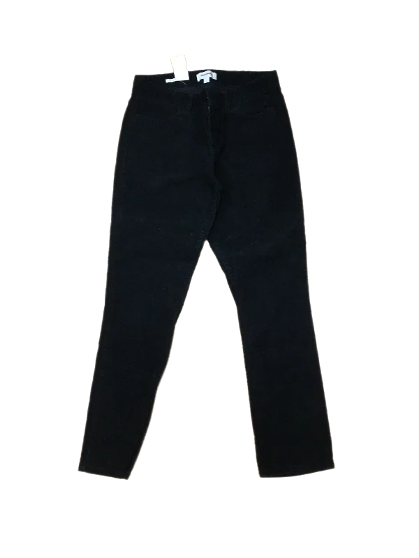 Eco-Friendly Cotton Pants-Pants Corduroy By Talbots In Black, Size: 8