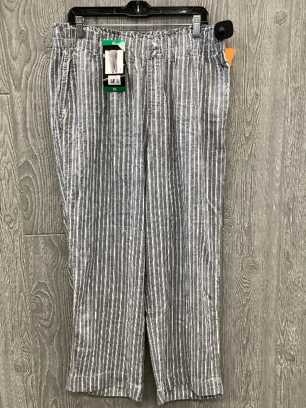 Relaxed Lounge Pants-Pants Lounge By Briggs In Blue, Size: Xl