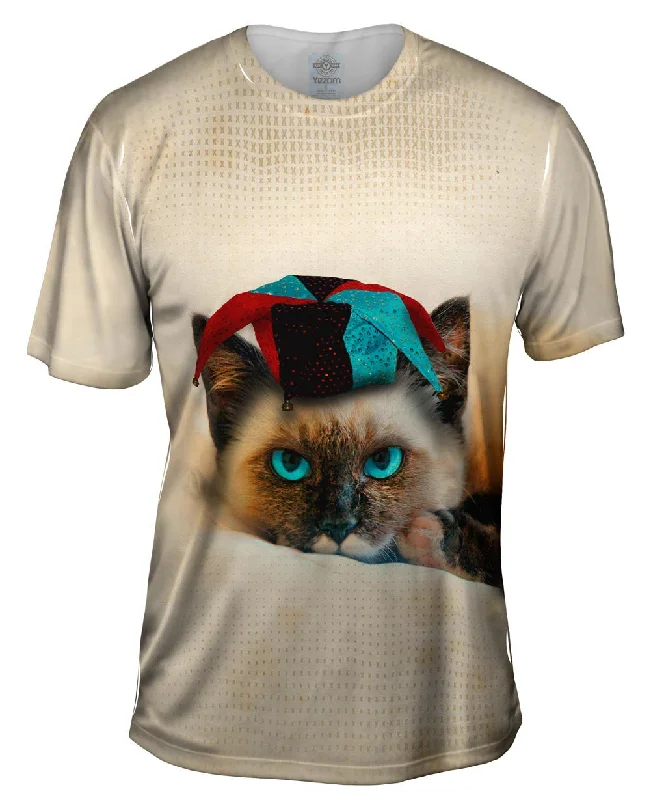 Quote T-Shirt-Siamese Party Cat