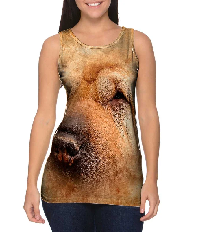 Cotton Stretch Tank-Marble Stag