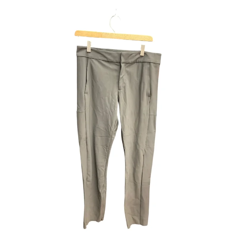 Breathable Workout Pants-Athletic Pants By Athleta In Grey, Size: L