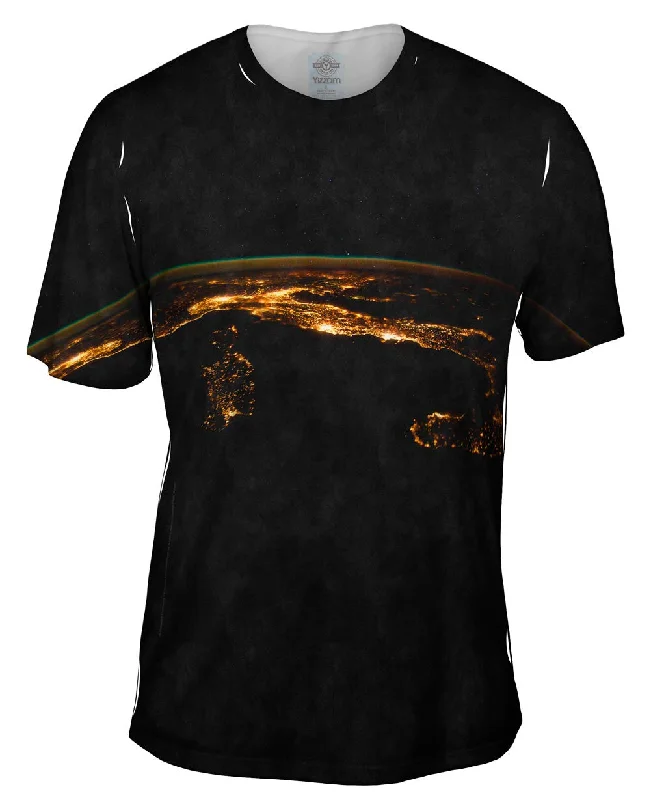 Sports Team T-Shirt-Space Nighttime Italy