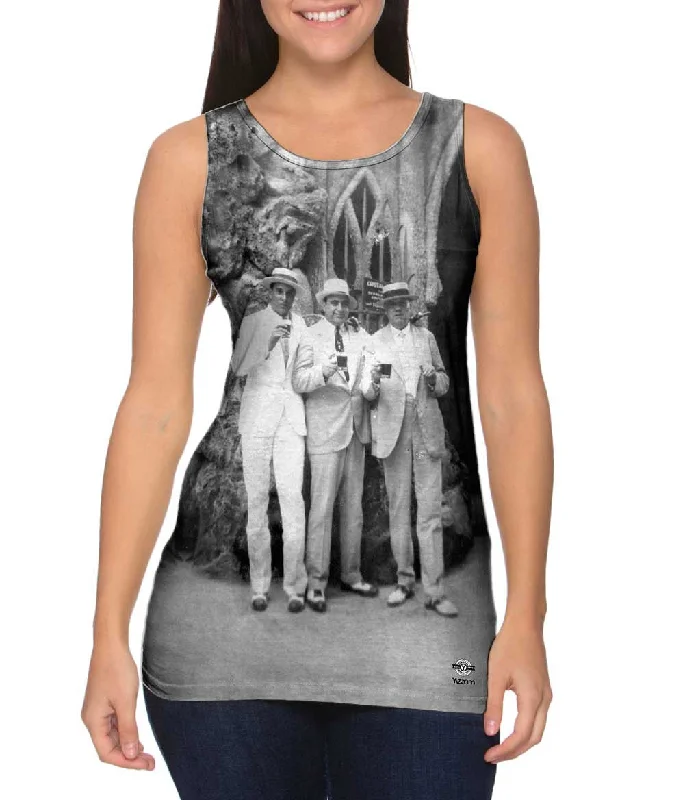 Stylish Crop Vest-Original Gangster Al Capone Miami Beach