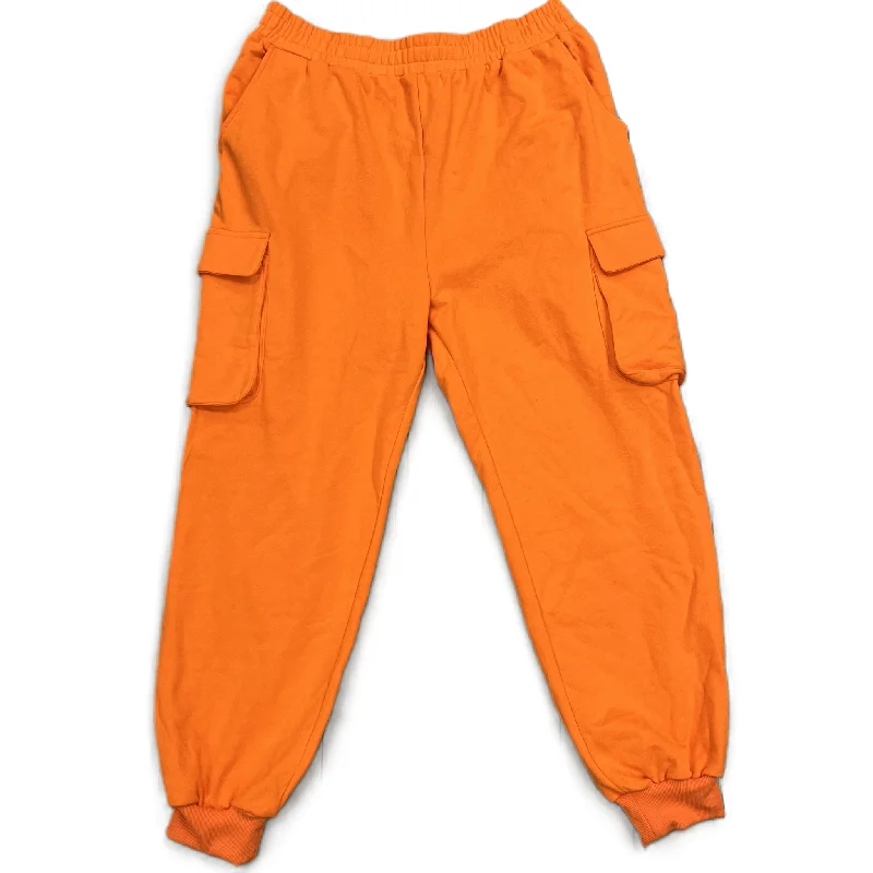 Comfy Sweatpants Set-Pants Lounge By Fashion Nova In Orange, Size: 2x