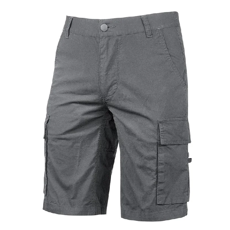 Running Workout Shorts-U-Power Summer Stretch Cotton Canvas Cargo Combat Work Shorts