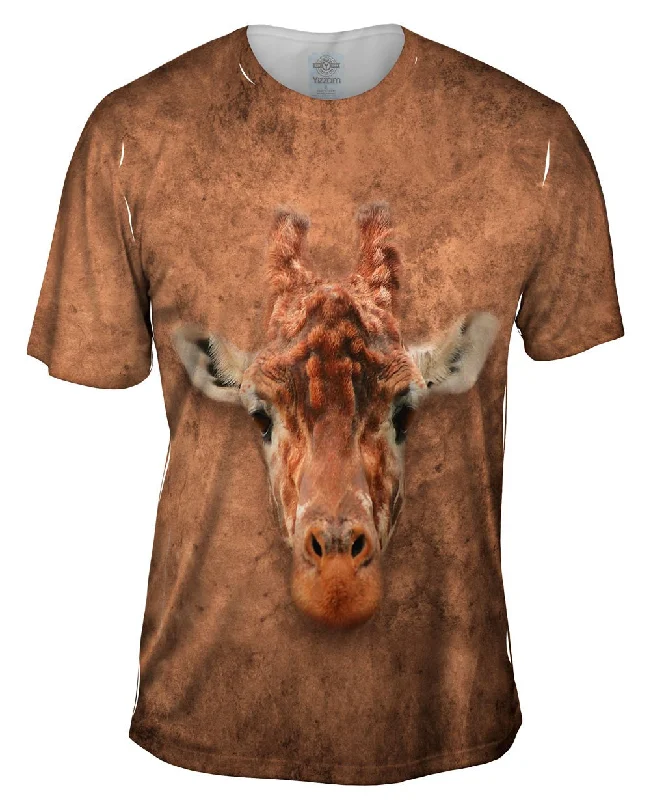 Beach T-Shirt-Giraffe Face Safari