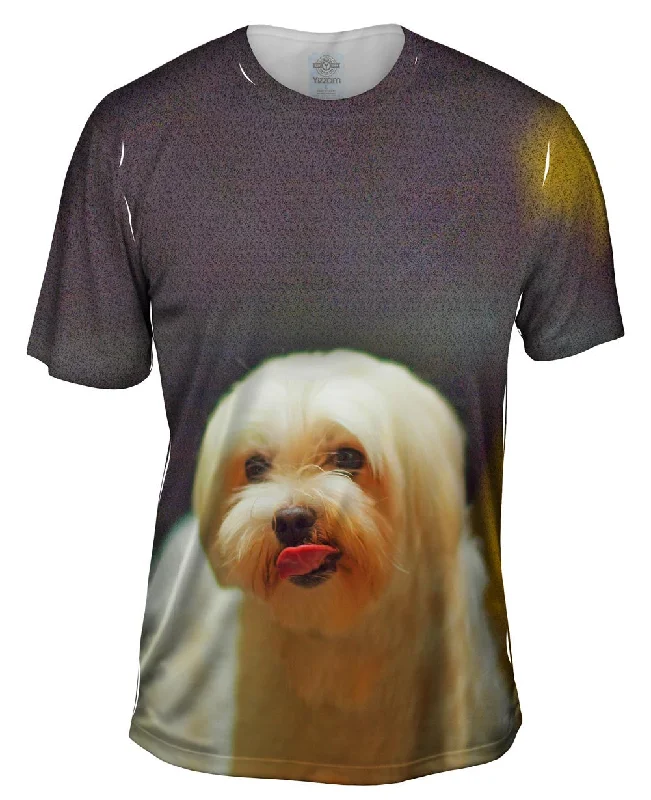 Soccer Fan T-Shirt-Lip Lick Maltese