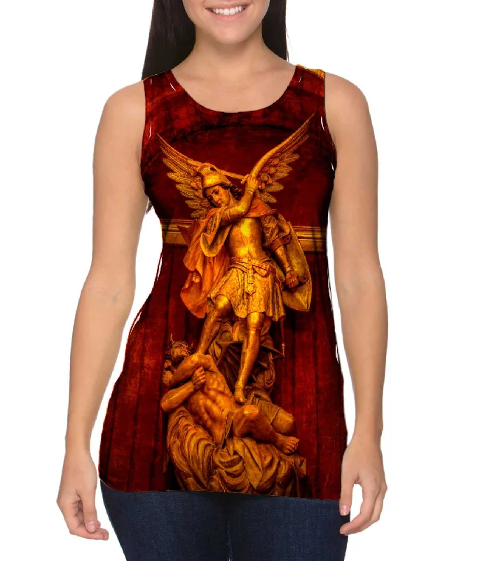 Loose Fit Tank Top-Michael And Devil