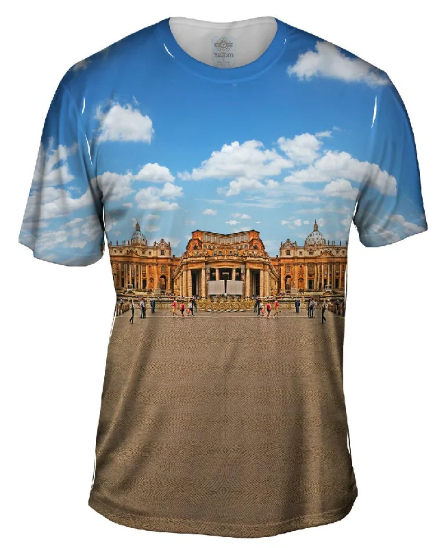 Classic Print T-Shirt-St Peters Basilica - Vatican - City