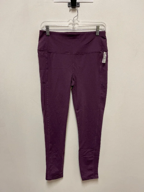 Easygoing Casual Pants-Athletic Pants By Skechers In Purple, Size: L