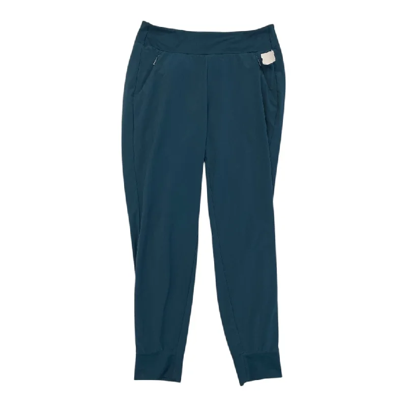 Comfortable Fleece Pants-Athletic Pants By Athleta In Teal, Size: 10