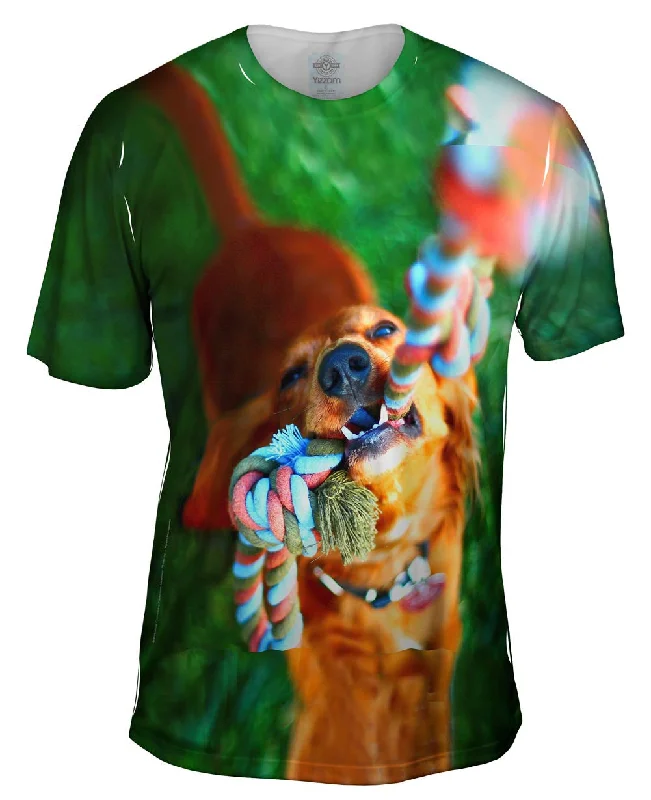 Trending T-Shirt-Golden Lab Tug O War