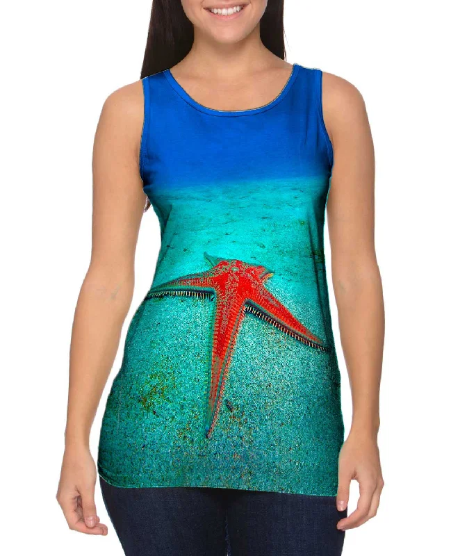 Graphic Design Tank-Pecheur De Stars Starfish Underwater