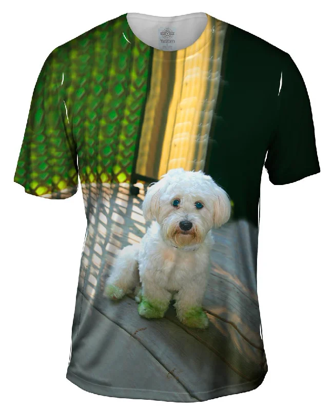 Festival T-Shirt-Green Feet Poodle