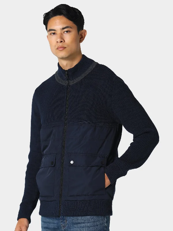 Eco-Friendly Jacket-Chetel Navy Jacket