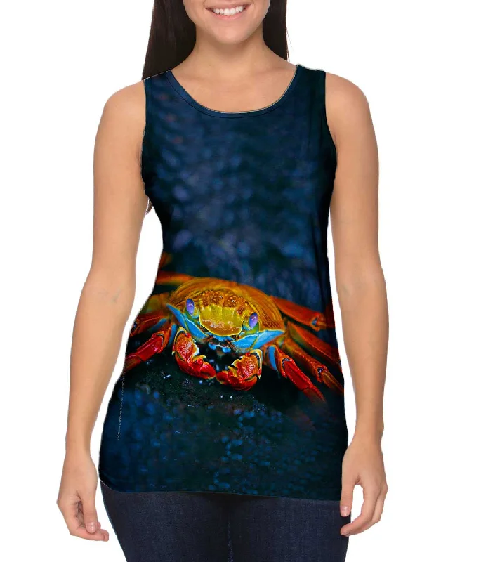 Cool Beach Tank-Neon Foot Crab