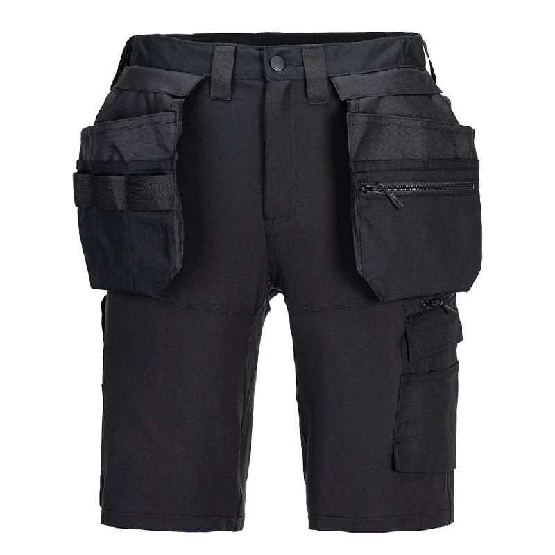 Summer Active Shorts-Portwest DX451 4-Way Stretch Craft Holster Shorts