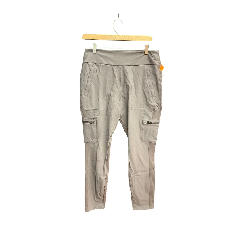 Casual Plaid Pants-Athletic Pants By Athleta In Taupe, Size: Xl