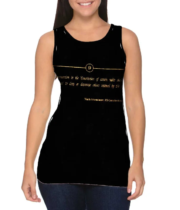 Light Mesh Tank-Ninth Amendment Us Constitution