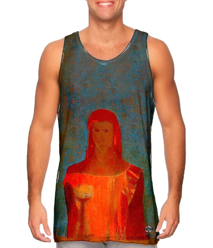 Stretchy Sports Vest-Odilon Redon - "Lady Mcbeth"