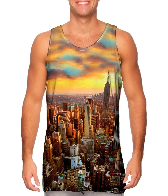 Sleek Fitness Vest-New York Sunset