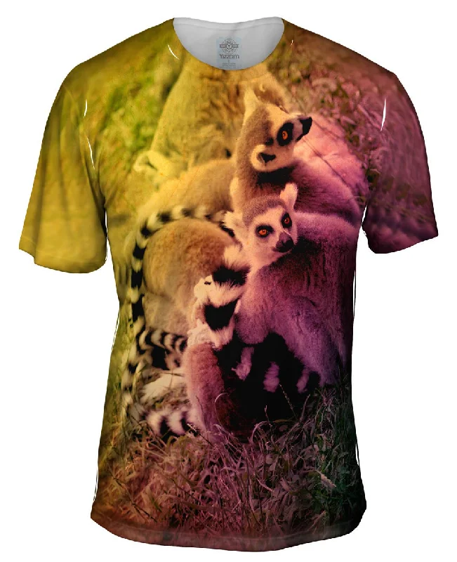 Graffiti Style T-Shirt-Lemur Nest