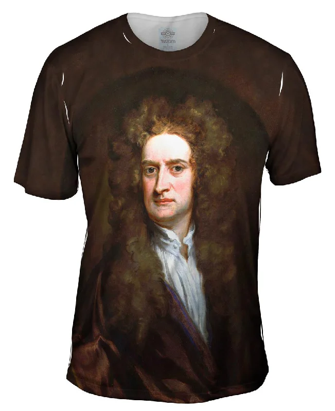 Band Logo T-Shirt-Godfrey Kneller - "Sir Isaac Newton 002" (1702)