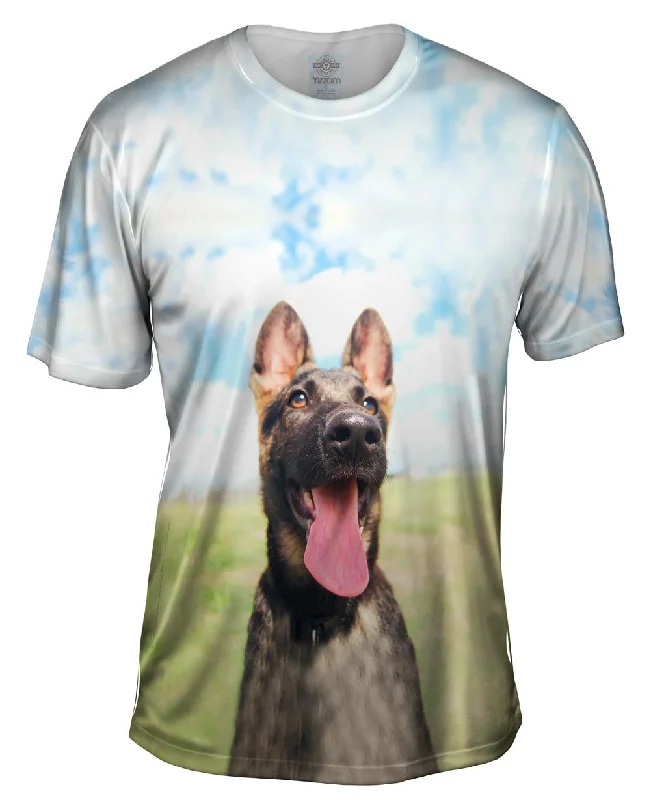 Fitness T-Shirt-German Shepherd Hero