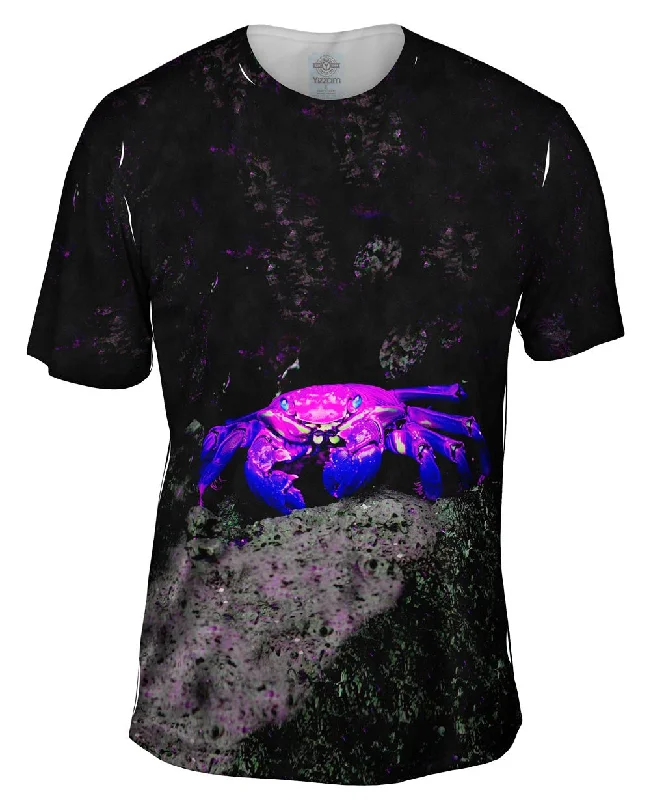 Camping T-Shirt-Purple Haze Rock Crab