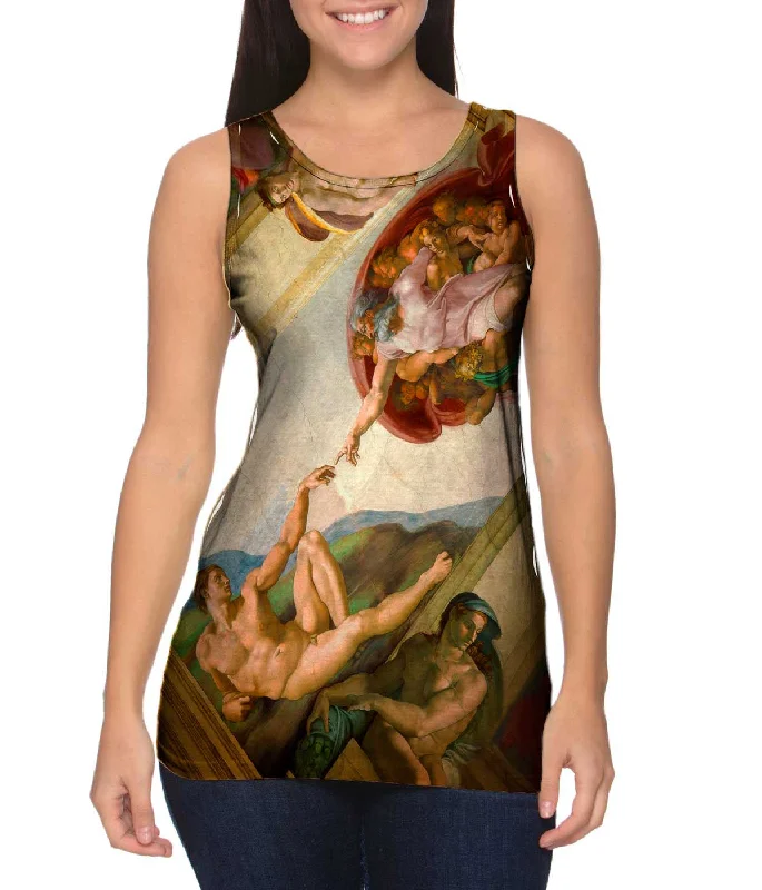 Cool Graphic Sleeveless-Michelangelo - "Creation of Adam" 001