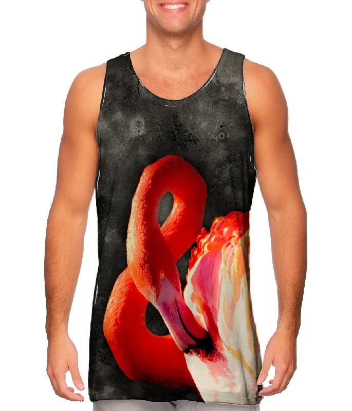 Casual Ribbed Tank-Moon Film Flamingo