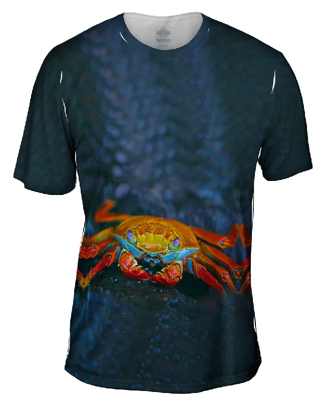 Artistic Design T-Shirt-Neon Foot Crab