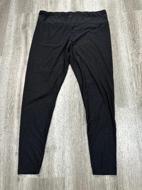 Breathable Workout Pants-Athletic Pants By No Boundaries In Black, Size: Xxl