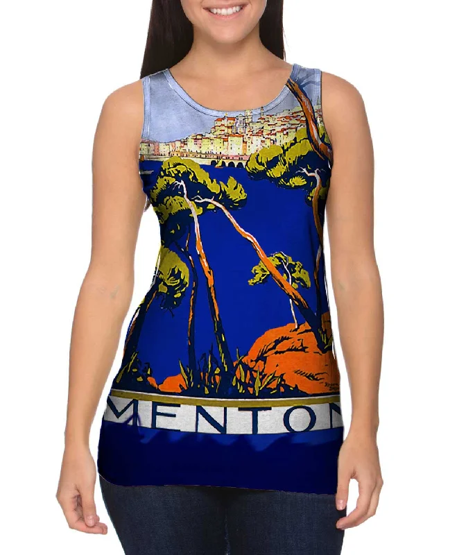 Trendy Sleeveless Shirt-Menton France