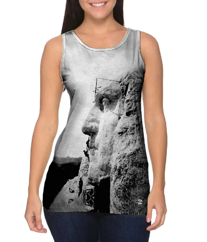 Minimalist Tank Top-Mount Rushmore