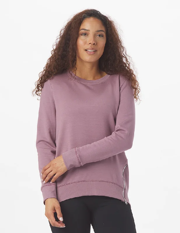 Casual Comfy Long Sleeve-Adore Long Sleeve: Mauve