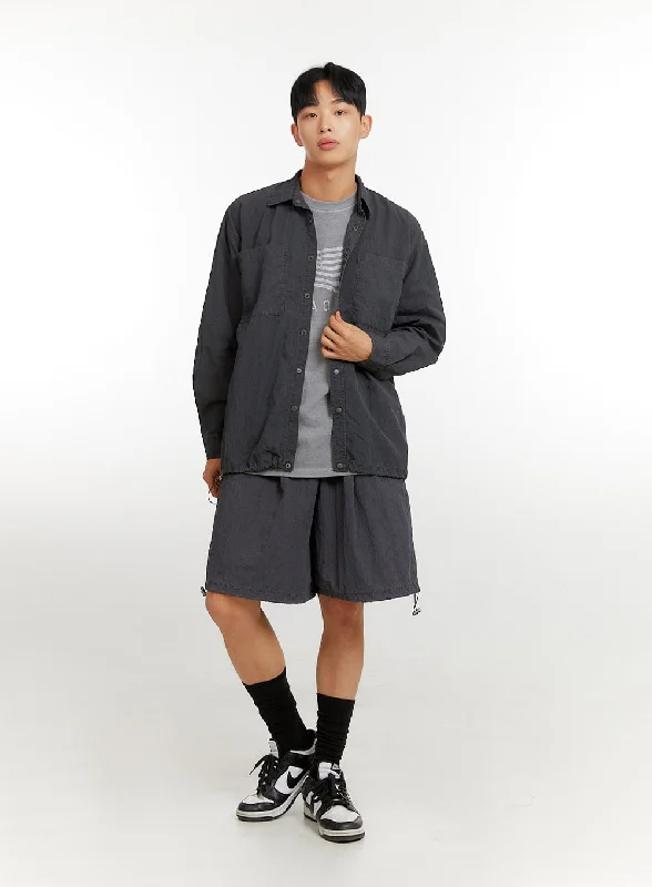 Everyday Casual Shorts-Men's Wide Fit Shorts IU427