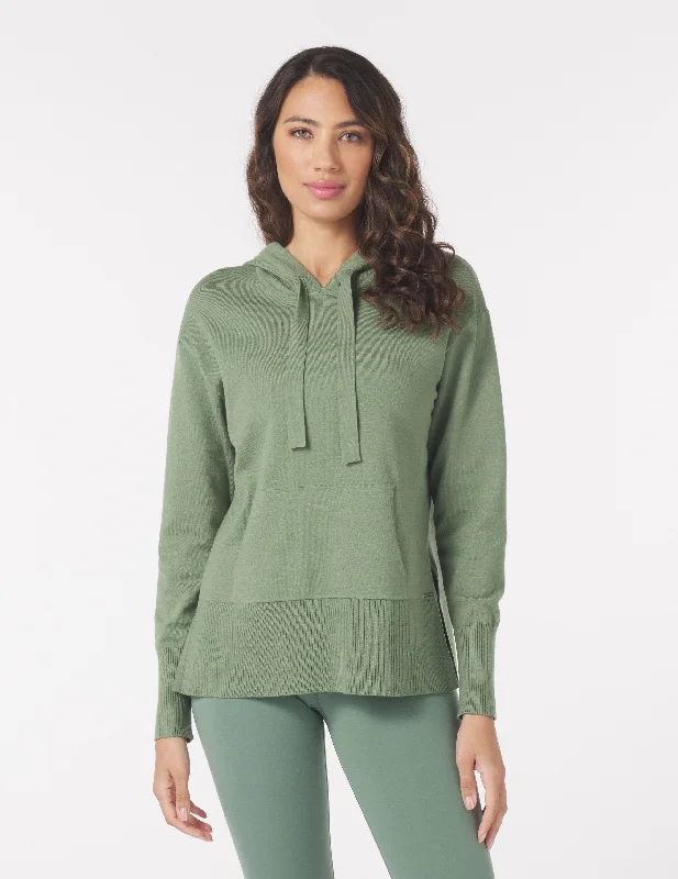 Functional Zip-Up Long Sleeve-Elite Hoodie: Sage