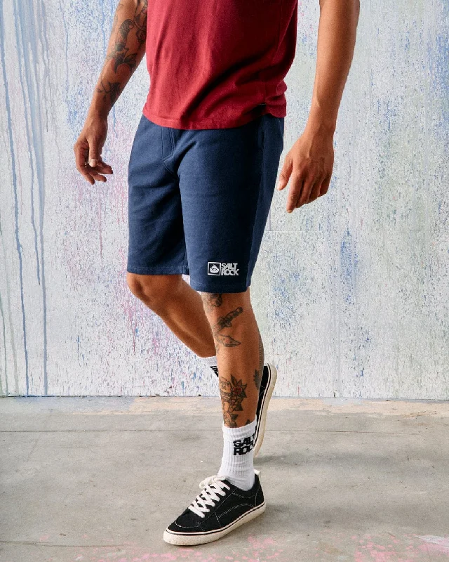 Slim Fit Shorts-Saltrock Original - Mens Short - Blue Marl