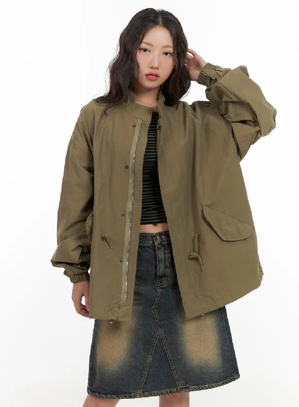 Commuter Jacket-Oversized Two-Way Jacket CG423